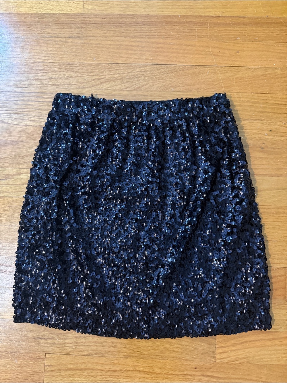 Black Sequin Mini Skirt - Women's Party Skirt